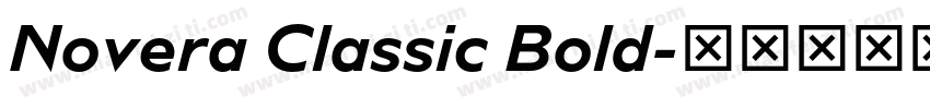 Novera Classic Bold字体转换